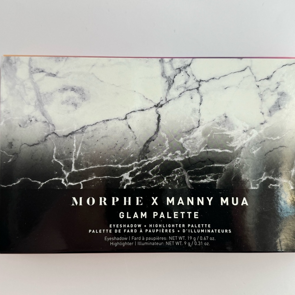 Morphe X Manny Mua Glam Palette Eyeshadow Highlighter Palette New in Box